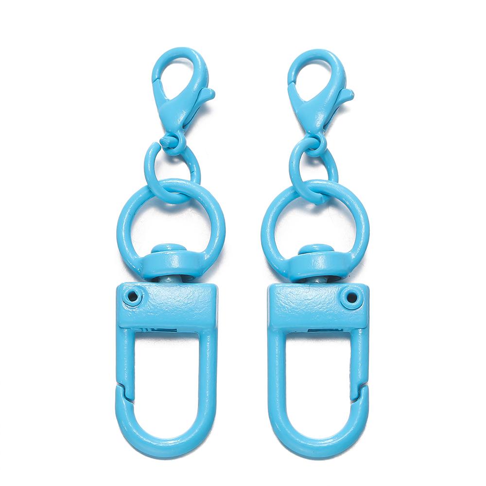 5/10Pcs Colorful Alloy Snap Lobster Clasp Hooks with 14mm Lobster Clasp for DIY Key Chain Bags Pendants Accessories Wholesale