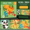 New Kids Magnetic Jigsaw Puzzle Game Baby Early Learning Animal Fruit Traffic Cognition Educational Toy Gift for Children