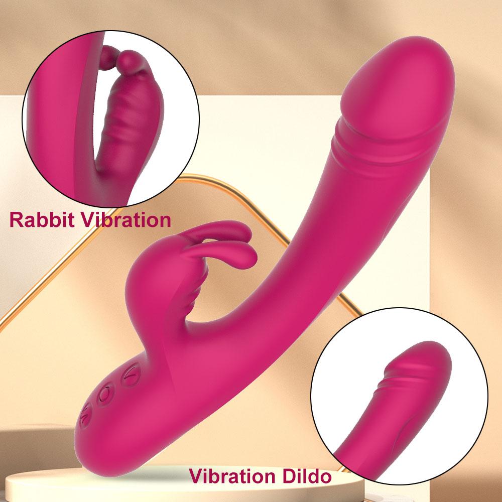 G Spot Rabbit Vibrator pro ženy Stimulátor klitorisu Dildo Vibrátory 10rychlostní tlumený vaginální masážní přístroj Žena masturbátor Sexuální hračky pro dospělé pro páry