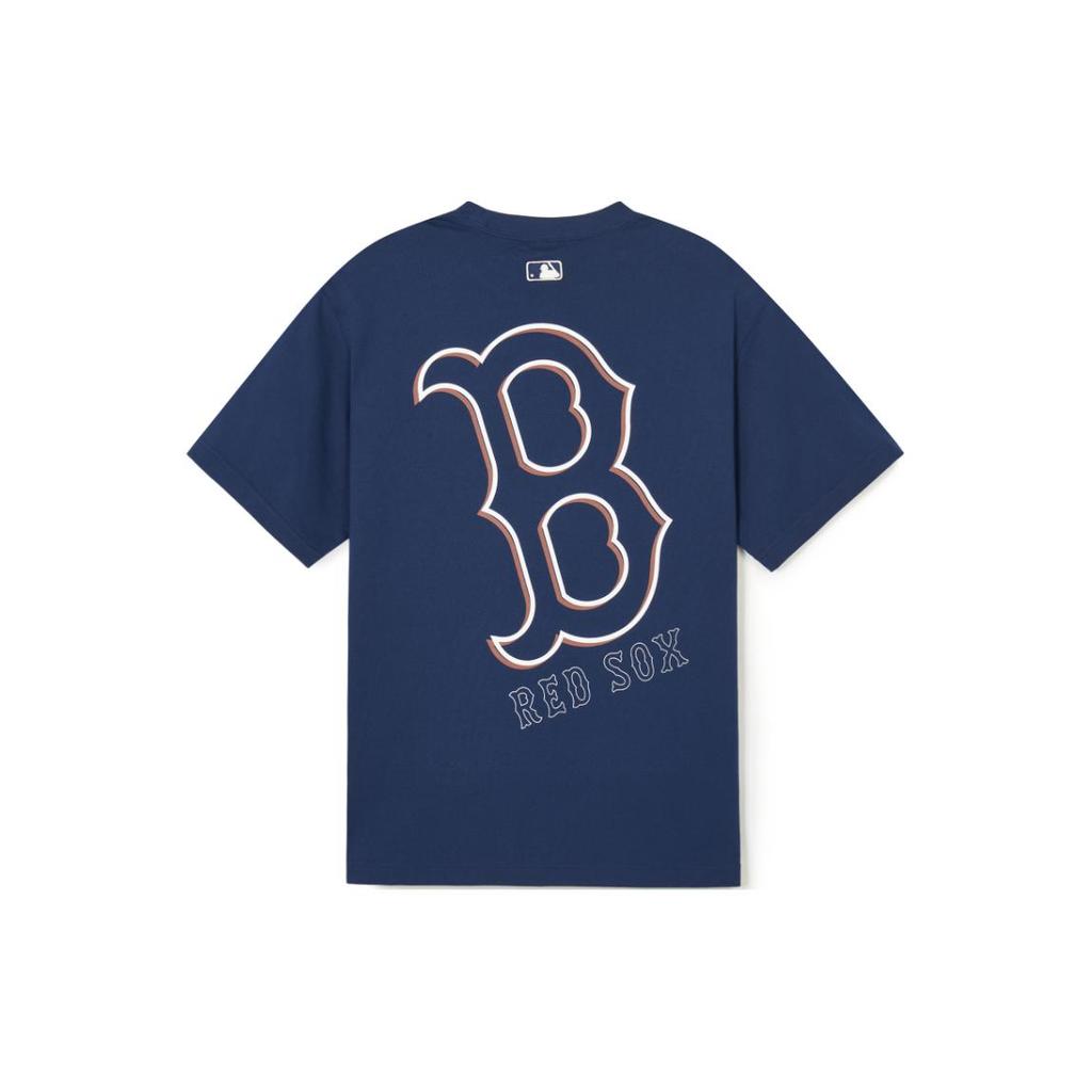 New MLB SS24 T Shirt Unisex Navy Blue 3ATSB0343-43NYS