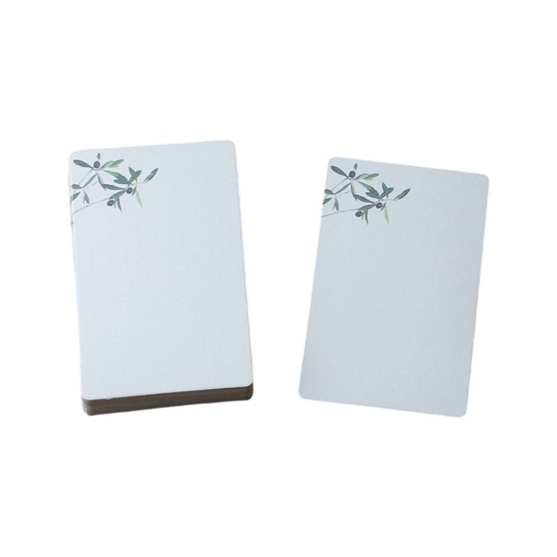 20 Folhas Cartões de Papel em Branco 2,24x3,54 Polegadas Cartões de Estudo Sem Pauta Cartão de Anotação Para Criança Adulto Arte Artesanato Rabiscos Scrapbooking