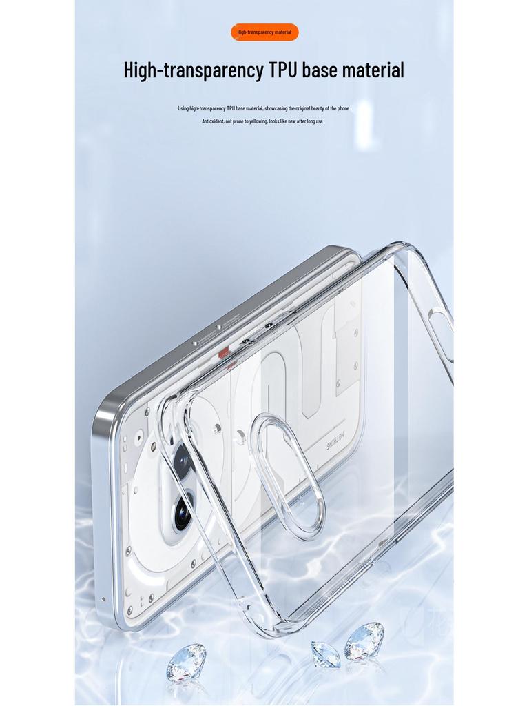 Applicable Transparent TPU Case for Nothing Phone 2A