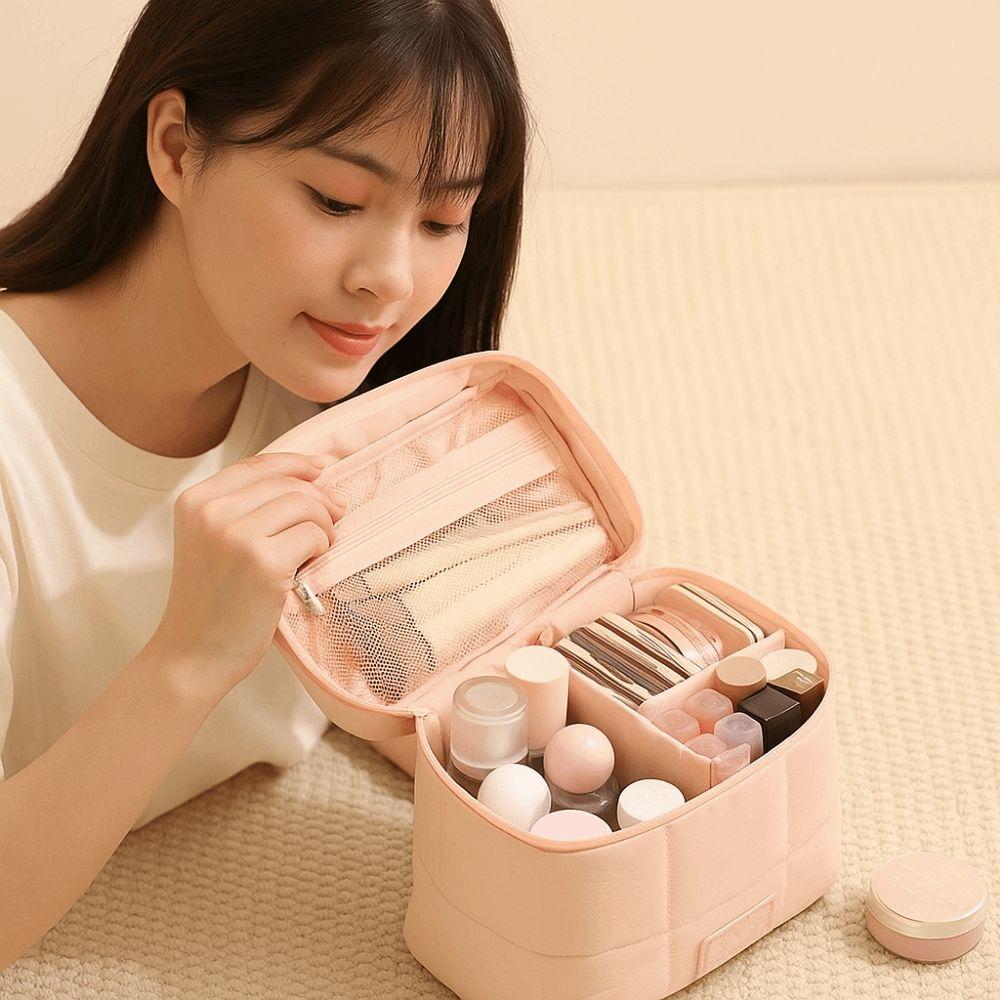 Waterproof Travel Toiletry Bag Large Capacity Cosmetic Case  Makeup Brush Storage Pouch