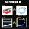 RGB Car Light Strip Turn Signal APP Dynamic Control LED Decor Light Strip Waterproof DIY Refit for Front Engine Hood Decorations