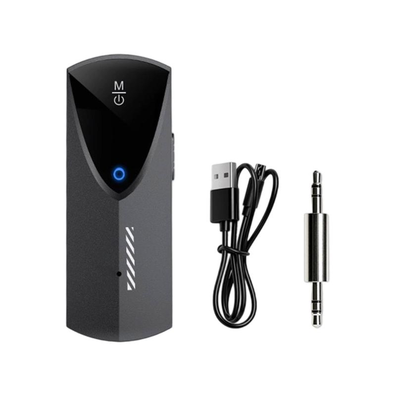 

Portable Sound Adapter with Microphone Car Sound Connector Low Latency Wireless Transmitter for Music Streaming Vehicle 1