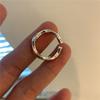 Rings Modern Copper For Women Trendy Cartoon Character Design Beautiful Geometric Style
