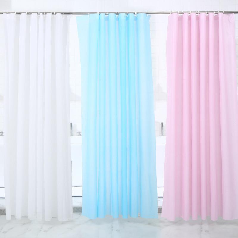 Peva Bathroom Shower Curtain With Hooks 180X180Cm Waterproof Thickening Bath Curtain Home Shower Accessories