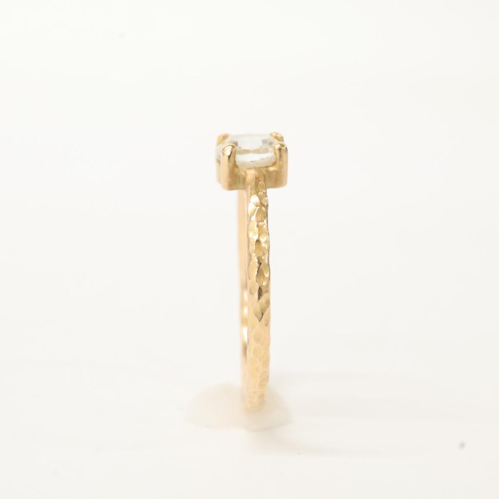 MALCOLM BETTS 0.38ct Claw-Set Rose-Cut Diamond Ring ring 6 Rose goldUsed