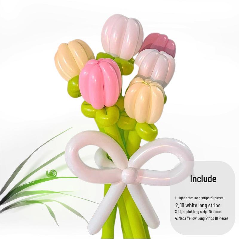 DIY Lily & Sunflower Balloon Kit: Wind Chime & Daisy Weaving