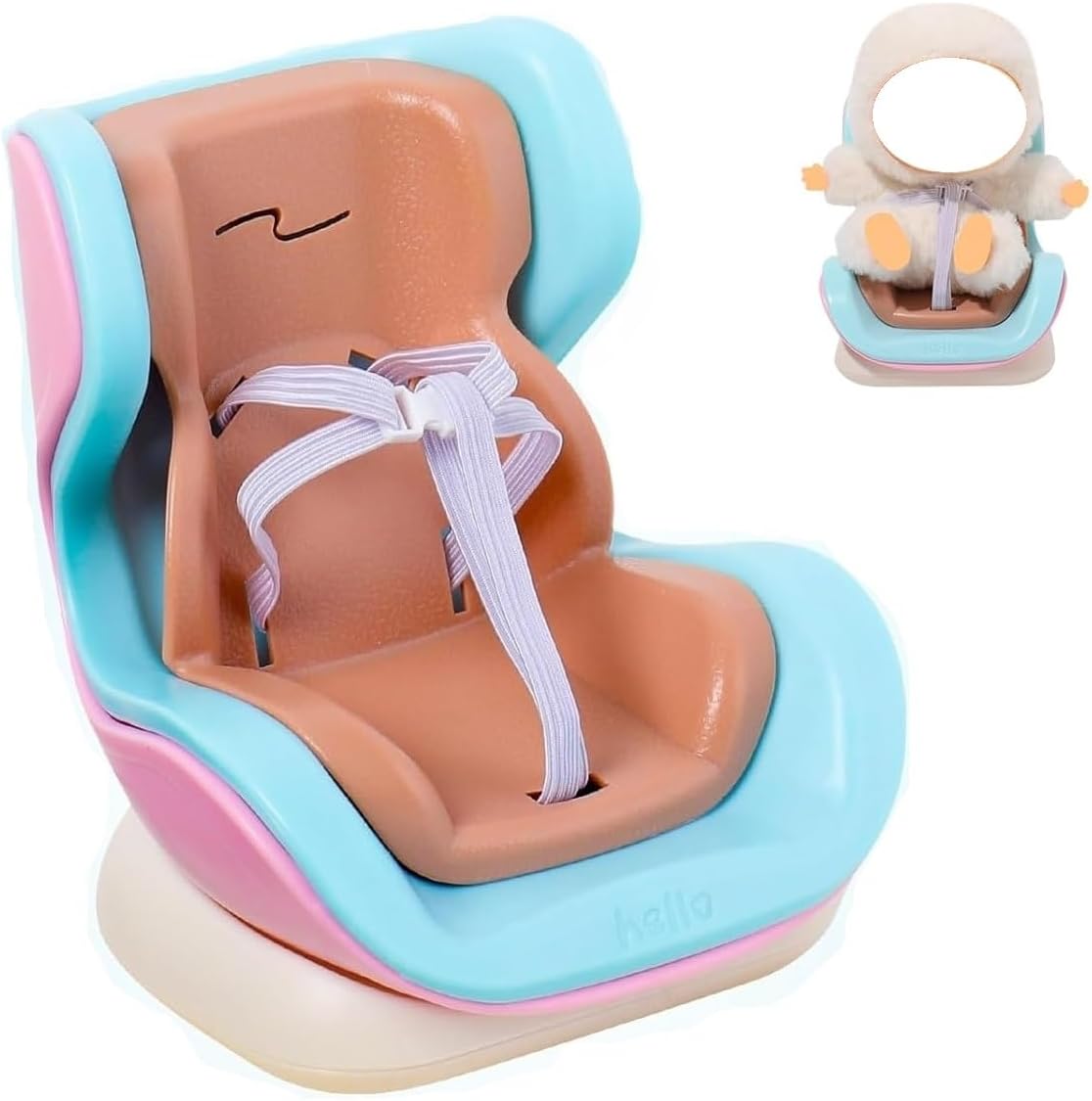 

Doll Stand Accessories,Doll Display Holder Support for 4-8 Inches,Keep for LABUBU in a Standing Position (Khaki) хаки