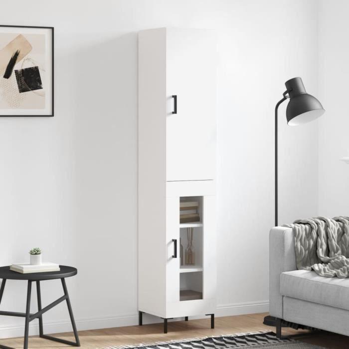 VidaXL Highboard White 34.5x34x180 Cm Engineered Wood 3199041