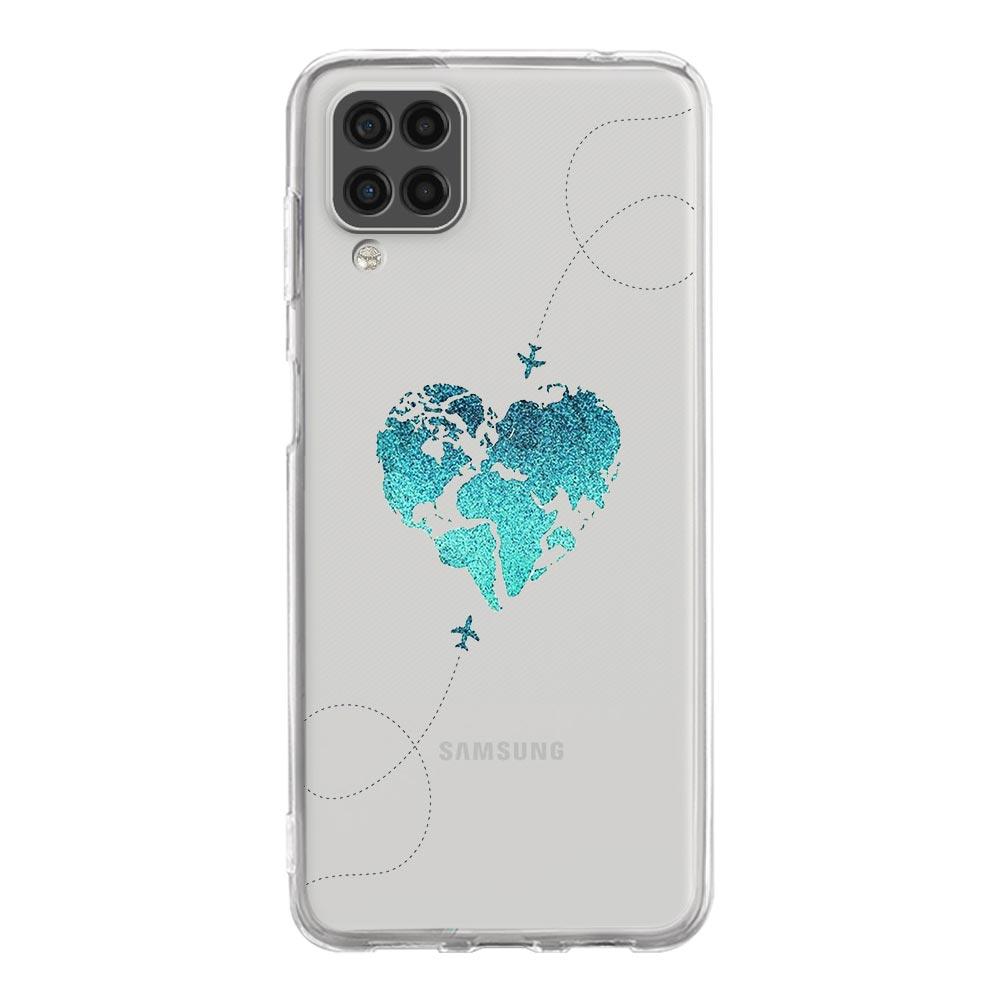 

World map scenery direction Phone Case for Samsung A13 A15 A25 A35 A51 A55 A71 A21S A11 A31 A41 A23 A53 A73 5G A03S A05s Cover Samsung A35
