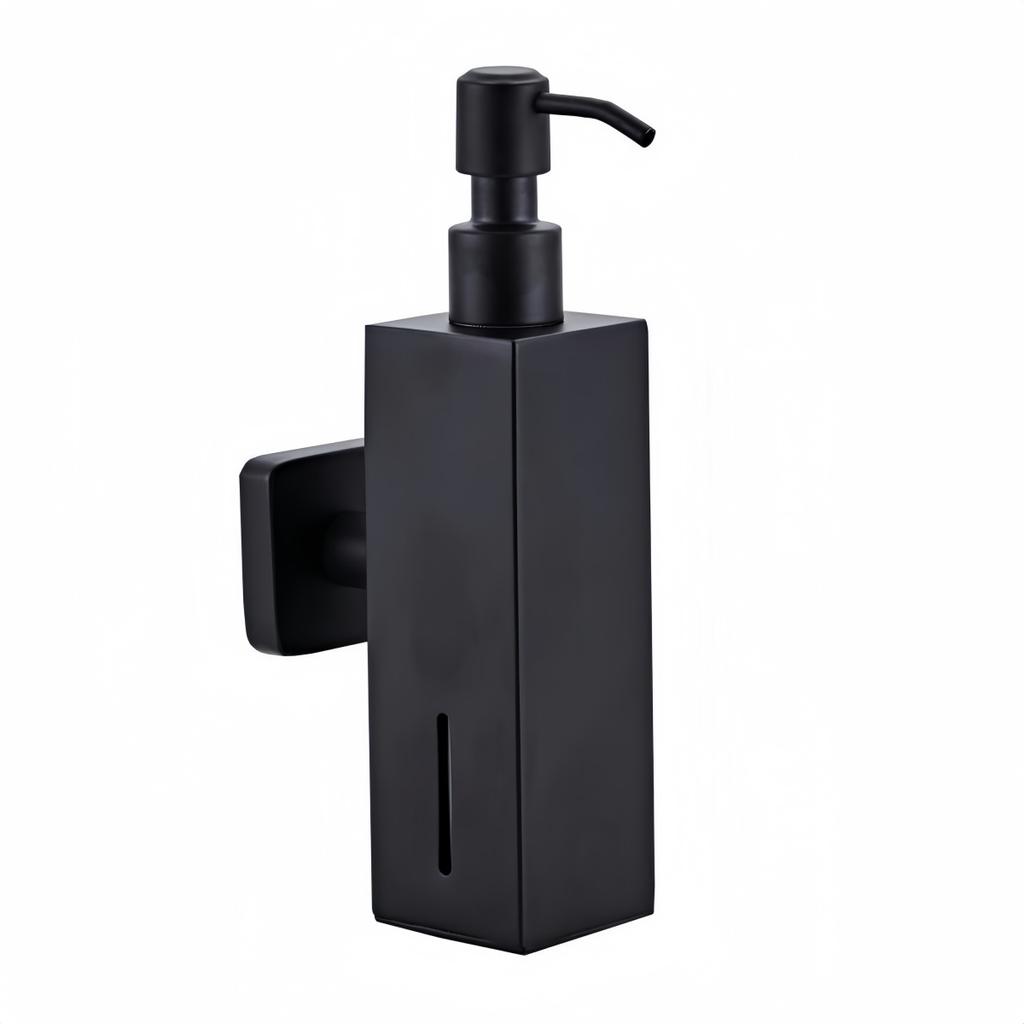 Wall Mount Soap Dispenser in Stainless Steel Designed to Minimize Waste While Dispensing Liquid Soaps Effectively 250ML
