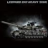 Military Series Building Blocks Model War Leopard 2A7 Heavy Tank Bricks Sets WW2 Creative Toys for Boys Adult Christmas Gifts