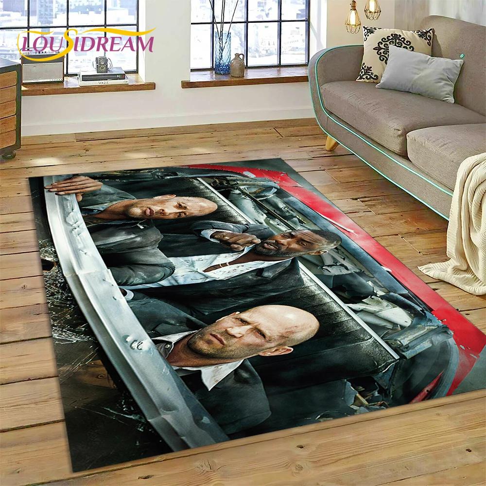 Fast & Furious X 10 Vin Diesel Movie Carpet Rug for Bedroom Living Room Home Sofa Decoration,Children Game Large Decor Floor Mat
