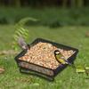 Ground Bird Feeder Tray Feeding Platform Breathable Multifunctional Fashion Garden Decoration Holder