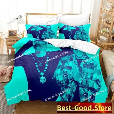 Daddy Yankee Bedding Set Single Twin Printed Bed Set With Pillowcase Duvet Cover Soft Single Double Queen Super King Size