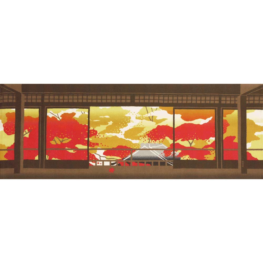 Hamamonyo Illustrated Hand Towel Autumn is Full