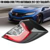 Rear Tail Light Assembly for 2021-2023 Honda Civic: New Brake & Reverse Light Cover