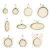 Mini Embroidery Hoop Rings Mini Rings Embroidery Circle for DIY Pendant Crafts,