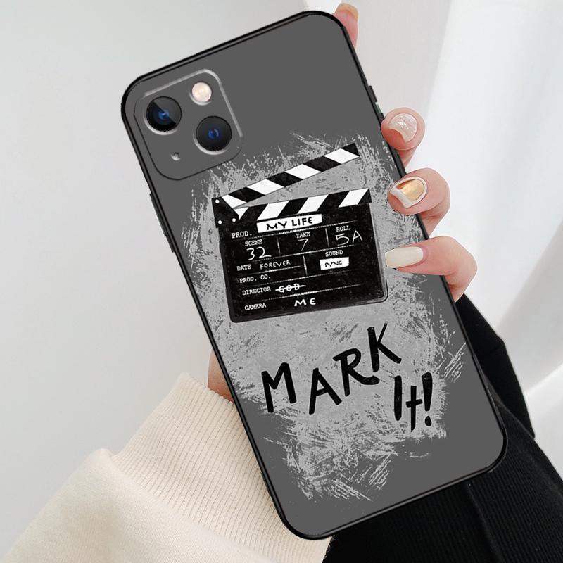 Film Movie Maker Clapperboard Take Phone Case For iPhone 17 Pro Max 16 15 14 11 12 13 Pro Max Mini 15 16 Plus 16e 17 Air Cover