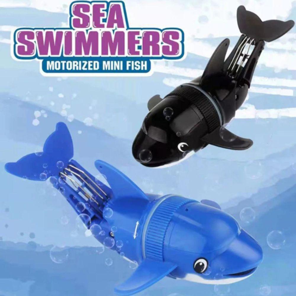 Rolling Motion Electric Dolphin Toy Cartoon Design Water Playing Toy Bath Toy Kids Birthday