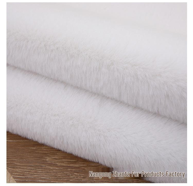 Inspired Faux Rabbit Fur Bear Rug - Plush Decorative Rug for Bedroom or Kids’ Room