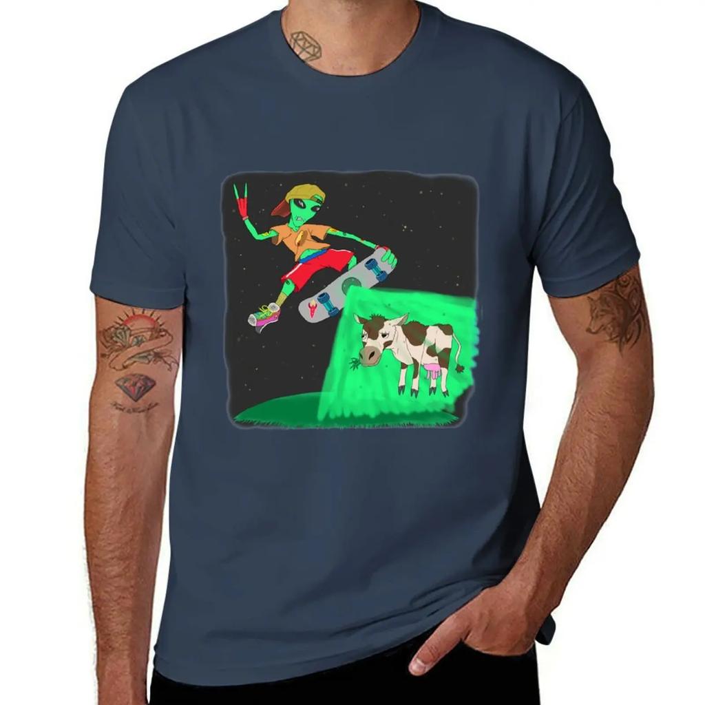 Alien New Wave T-Shirt hippie clothes Blouse plus size tops man clothes mens graphic t-shirts