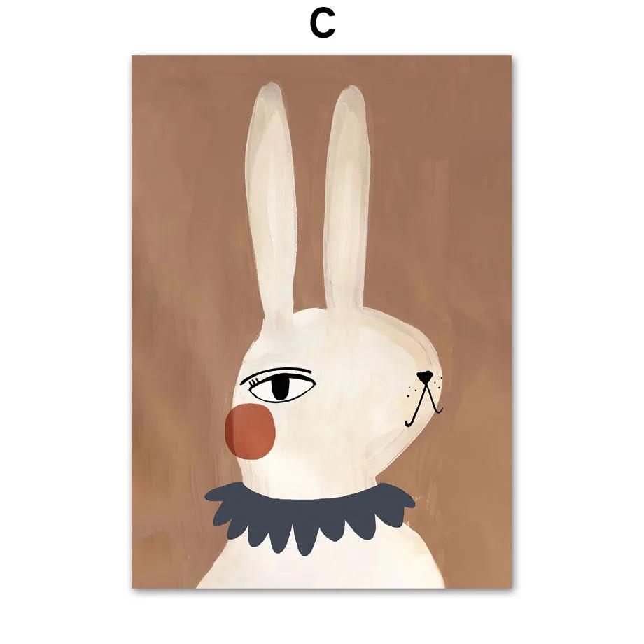 

Медведь, панда, гусь, коала, мышь, кошка, собака, лошадь, настенная живопись на холсте, плакаты на скандинавскую тему и принты, настенные панно, декор для детской комнаты 30x40cm No Framed