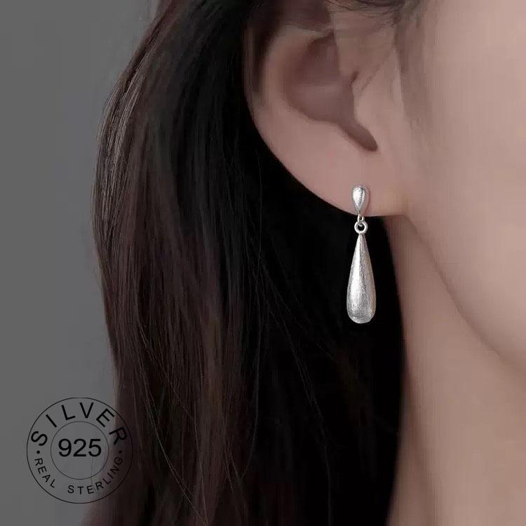 925 Silver Vintage Earrings For Women Trendy Simple Star Long Tassel Earring Jewelry Prevent Allergy Party Accessories