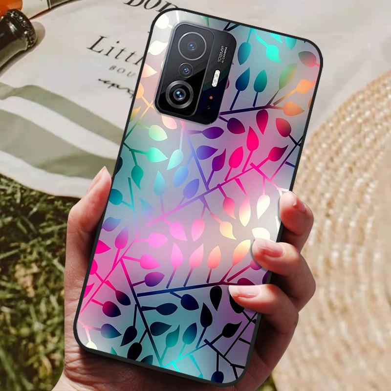 Für Xiaomi 11T Pro Hülle Für Xiaomi mi 11T Pro Hüllen Stoßfestes Silikon Weiches TPU Handy Rückseite Abdeckung Für Xiaomi 11T Pro Fundas