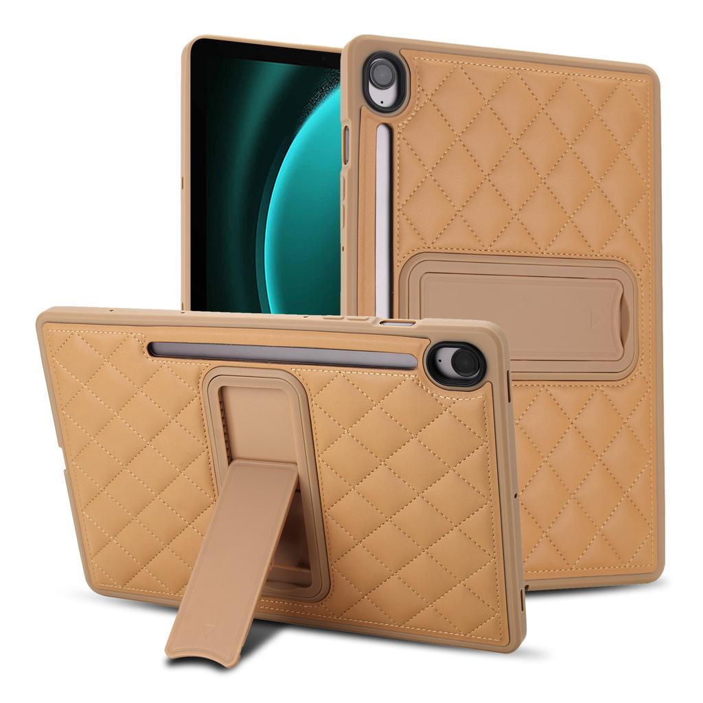 Luxury Leather for Samsung Tab Stand Case S10 Lite S9 FE S6 Lite A11 A9 Plus FE A8 A7 Lite Case Kickstand Cover