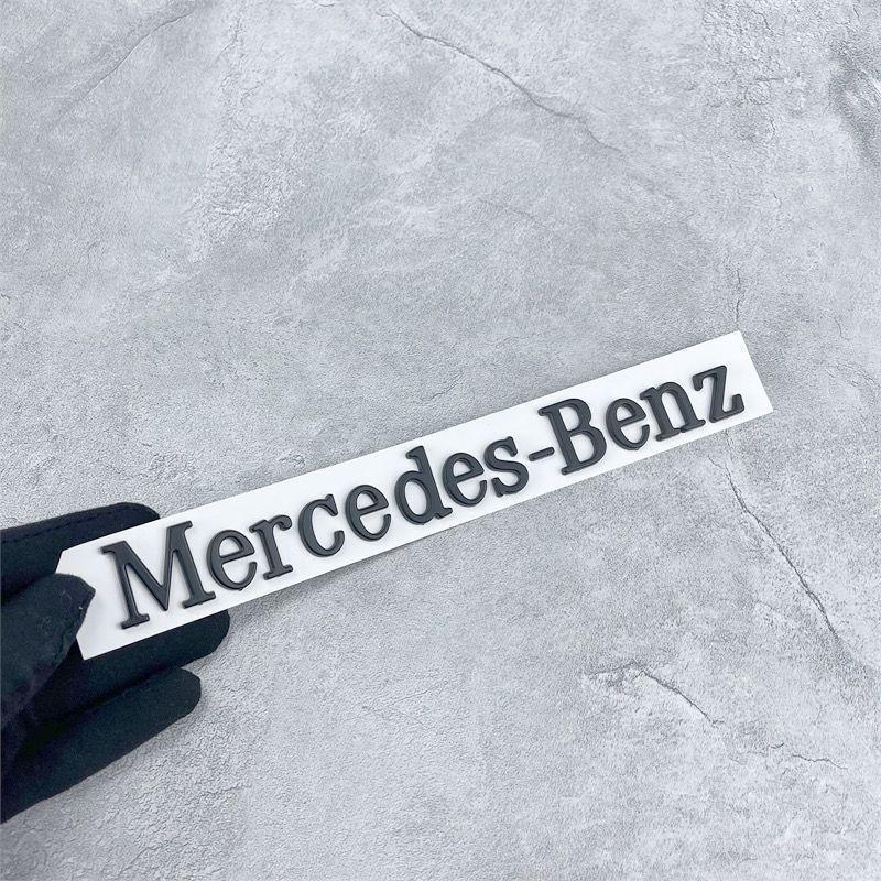 1pc Fashion ABS For Mercedes Benz C260 W204 W205 W211 W212 W190 W213 W168 W177 Car Trunk Logo Letter Sticker Badge Decoration KR9