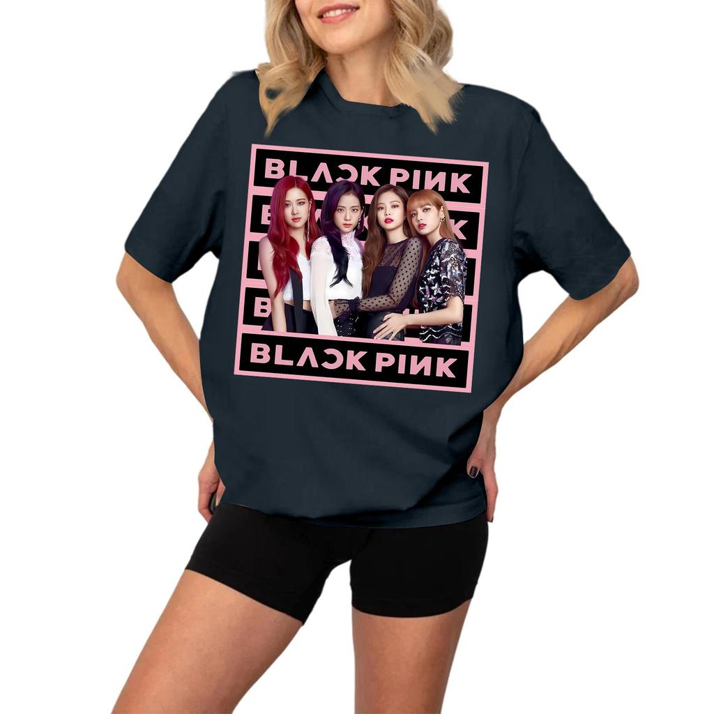 Women's Fashionable And Casual Long Sleeve Printed Short-Sleeved Top