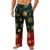 Men's Allover Printed Home Pants Sleeping Pajama Pants Long Pants Pajama Pants