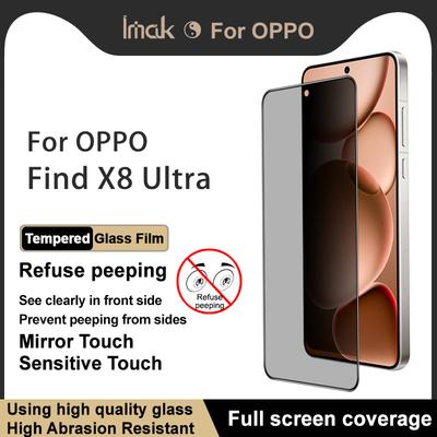Pro OPPO Find X8 Ultra 5G Sklo IMAK Ochranné sklo na soukromí Film s krytím celé obrazovky