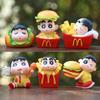 Crayon French Shinchan Fries Hamburg Toy Model Ornaments  Children Toy Art