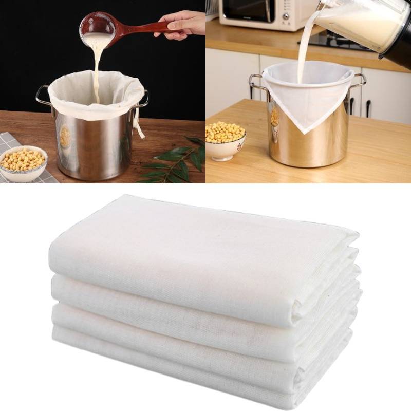 Pure Cotton Cloth For Food Straining And Tofu Making With Breathable Fabric For Home Kitchen