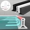 1PC 1/2m DIY Self-Adhesive Silicone Bendable Water Retaining Strip Shower Water Barrier Highl for Bathroom Separation Shower Acc
