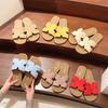 Lazy one-word slippers female outer wear summer flat-bottomed fairy style new with skirt seaside beach cool slippers
