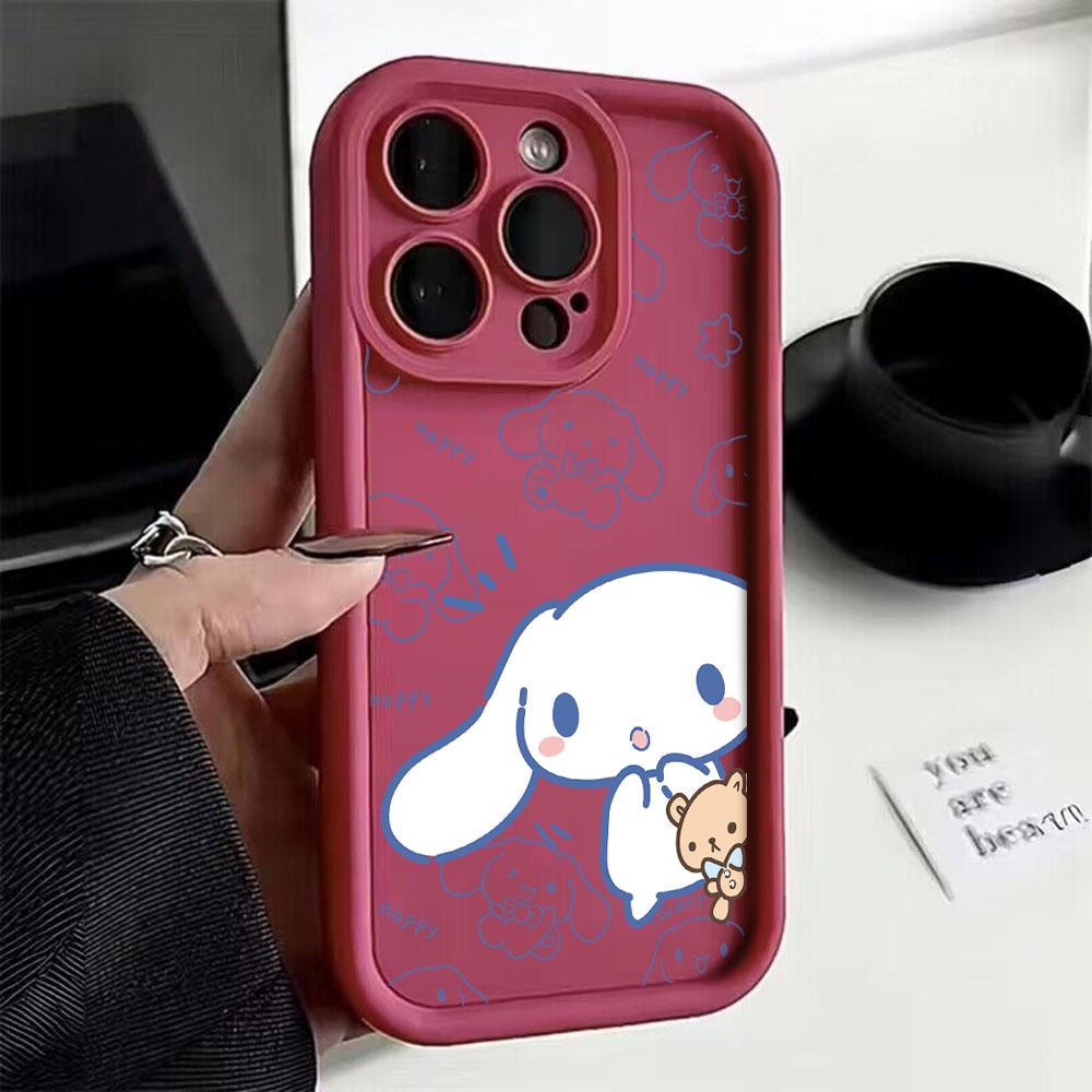 Sanrio New Cinnamoroll Phone Case For IPhone 16 15 14 13 12 11 Pro Max Mini XR XS X 7 8 Plus Soft TPU Back Cover