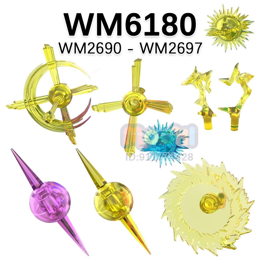 WM Blocchi Compatibili con Action Figure Accessori Mattoncini WM6183 WM6181 WM6180 WM6178 WM6177 WM6032 Parti Blocchi da Costruzione Giocattoli
