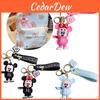 Cute Cartoon Pvc Keychain With Classic Mickey And Minnie Design