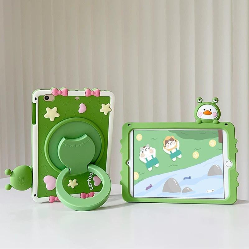 IPad Case 10th Gen Air 7/6 9 Pro Cartoon Melody Silicone Stand Cover