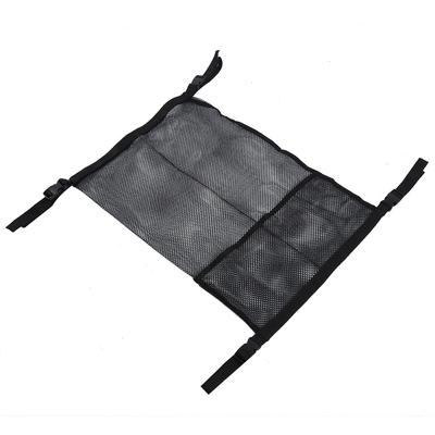 Portable Double Oxygen Cylinder Tank Bag Wheel Chair Hanging Nylon Mesh BagBlack 64x46cm