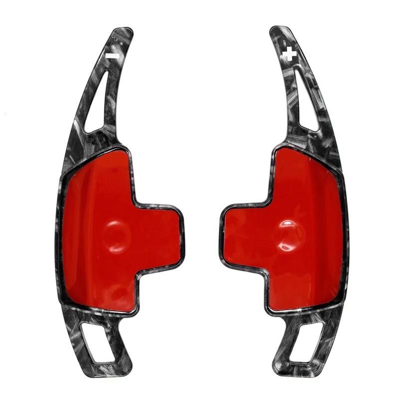 Hot Interior Mouldings 2pcs Carbon Fiber Car Steering Wheel Shift Paddle Shifters Extended For Mercedes Benz E Class W213 2017 2