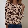 Long Sleeve Shirts For Women Cute Print Graphic Tees Blouses Casual Plus Size Basic Tops Pullover