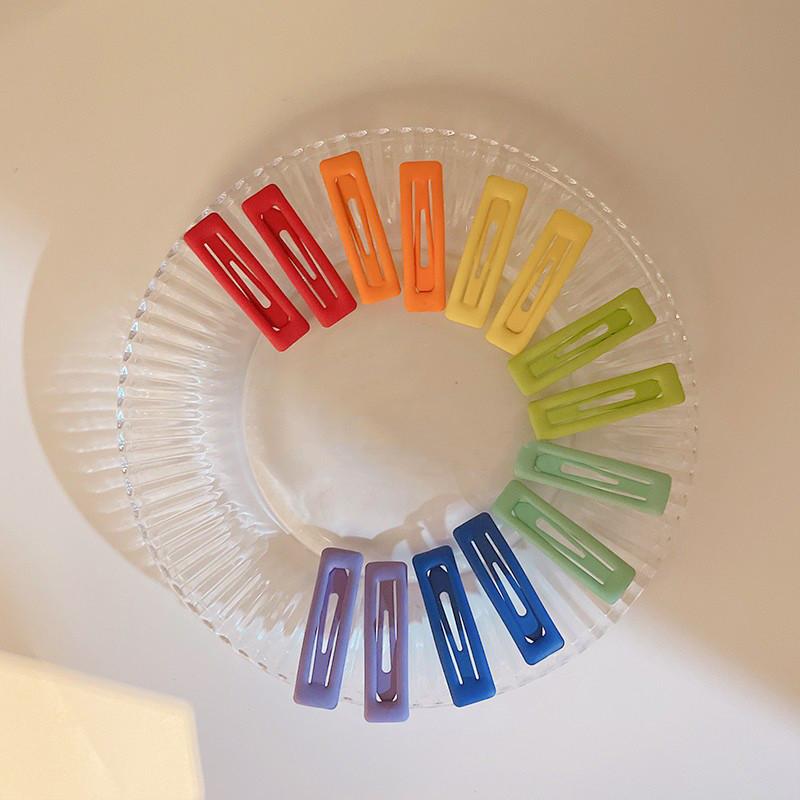 10 stücke Neue Koreanische Haarnadeln für Kinder Mädchen Milch Tee Farbe Prinzessin Haarspangen Bang Seite Clip Kleines Mädchen Haar zubehör