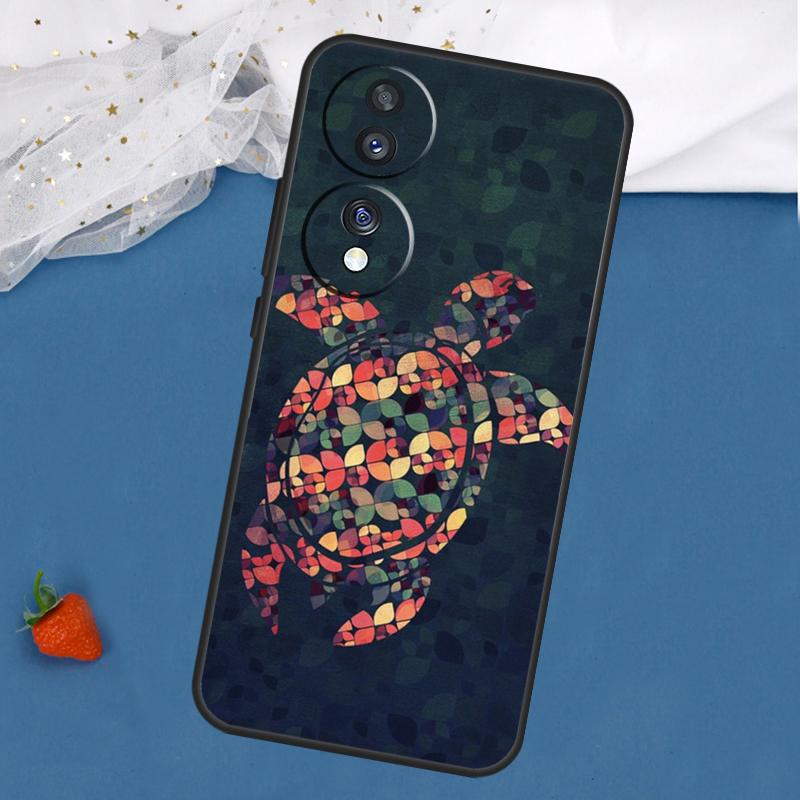 Wood Turtle Case For Honor Magic 7 5 6 Lite 8 Pro 200 400 50 70 90 X8c X8b X9a X9b X9c X9d Win RT Cover