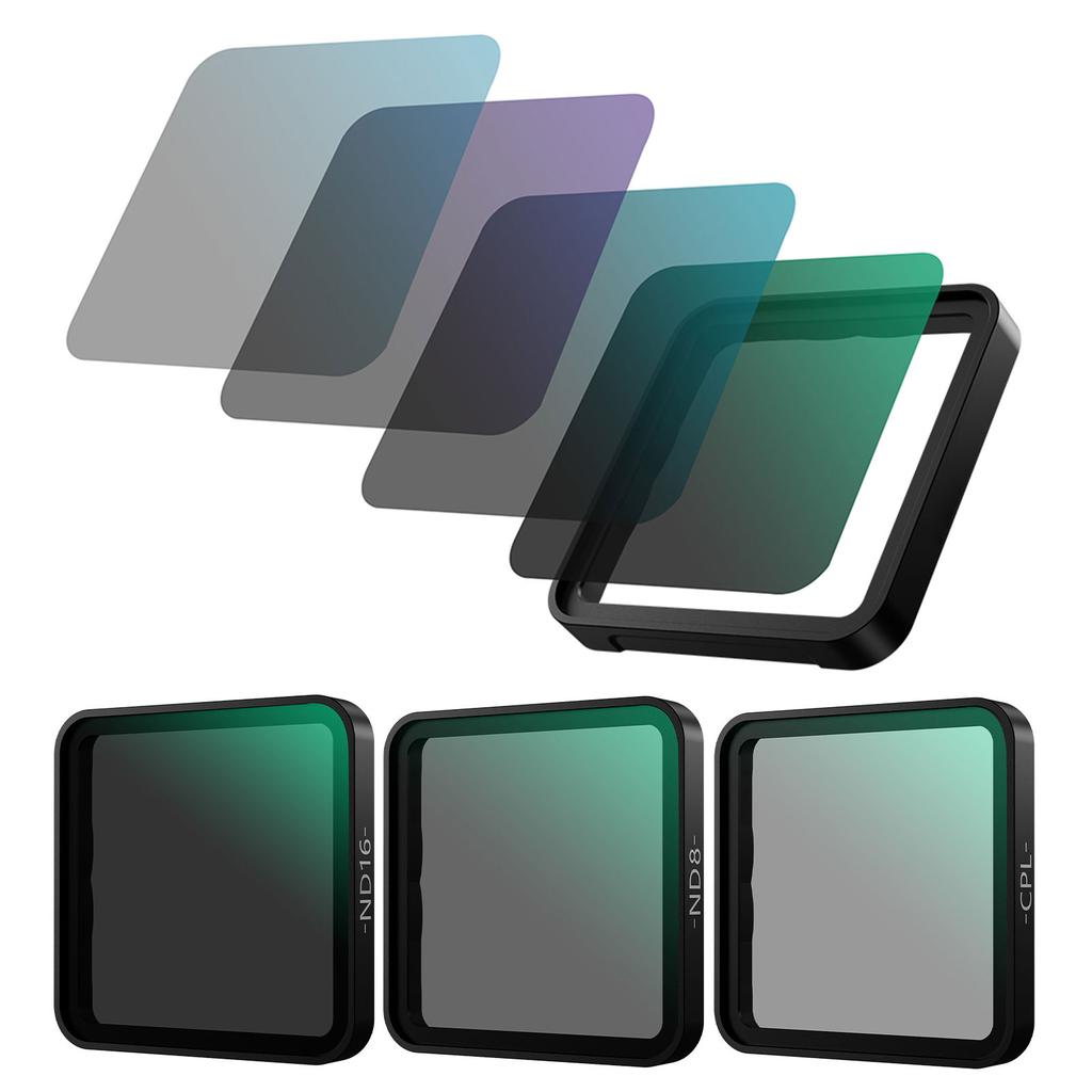 ND PL Filter Kit for Insta360 ACE Pro2 ACE Pro Lens Accessories 4 Pack CPL ND8 ND16 ND32